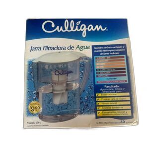 Culligan OP-1 Water Filter Pitcher (2 Quart / Space Saver Design)